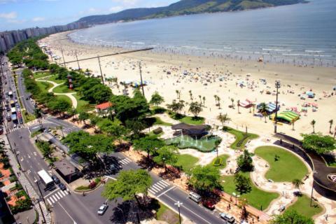 Kitnet aconchegante Beira Mar. Santos (Sao Paulo) Exterior foto