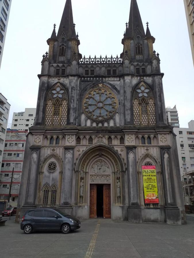 Kitnet aconchegante Beira Mar. Santos (Sao Paulo) Exterior foto